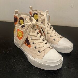 Ash Concept Crochet High Top Sneakers